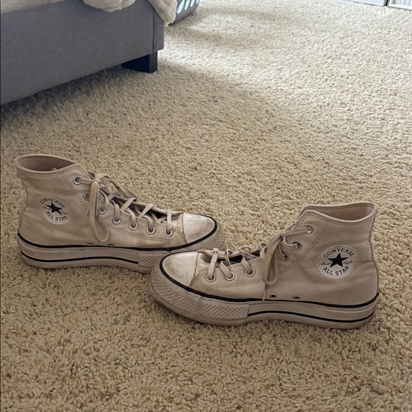 White platform converse - Picture 3 of 3